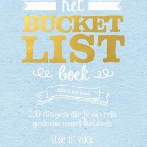 Bucket List boek voor op reis
