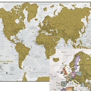 Kraskaart wereldkaart